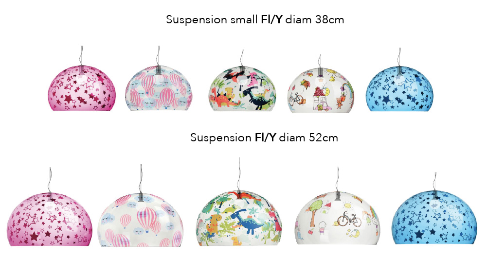 rangements/supension luminaire pour enfant kartell kids fabri